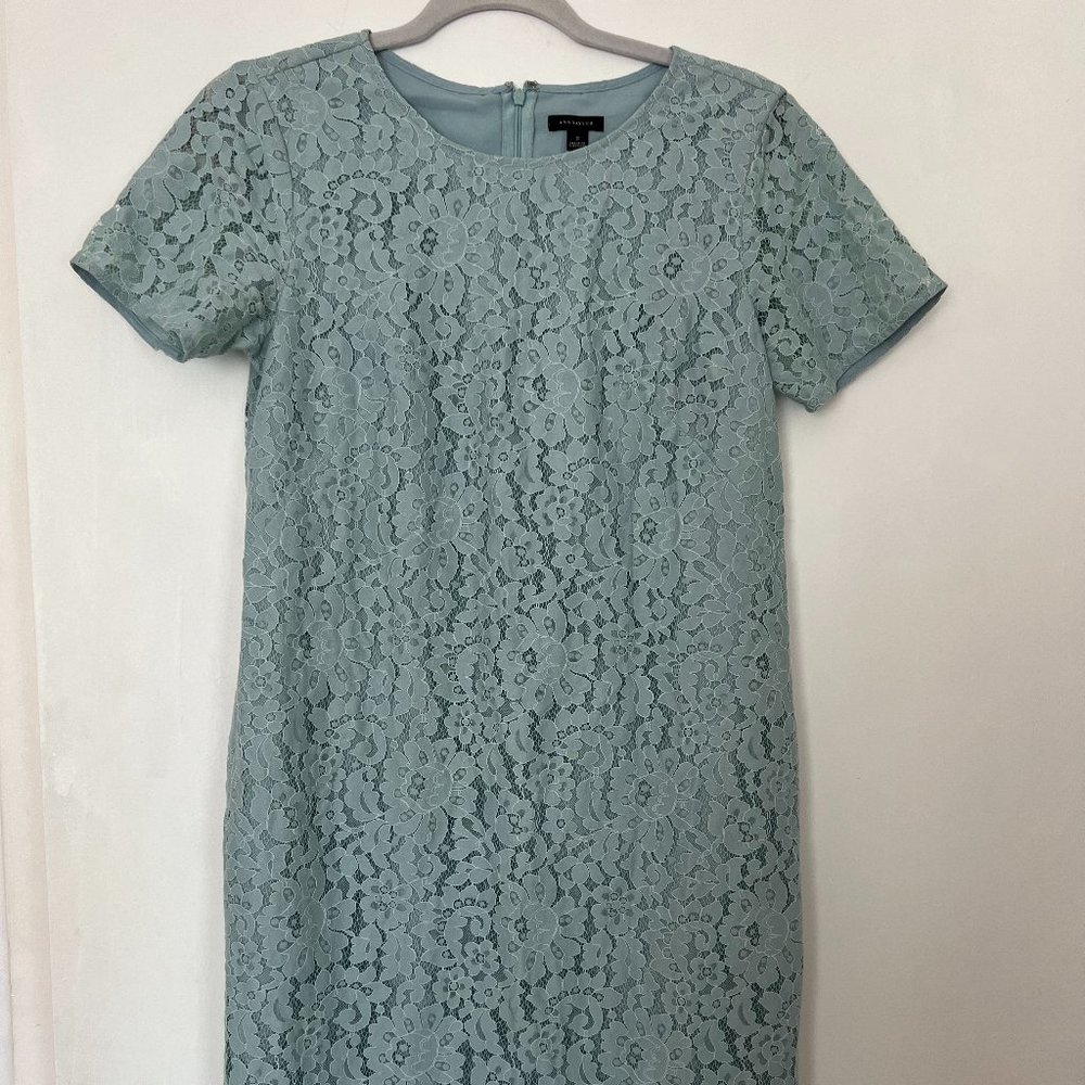 Ann Taylor Floral Lace Dress in size 2